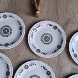 Set 6 assiettes Murielle BFK 1966