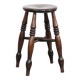 Antique English Windsor stool from the 18th century with a great patina