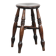 Antique English Windsor stool from the 18th century with a great patina