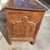 Gros bahut louis xv en chene to restore of the xviii th century