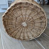 Wicker laundry basket