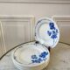 set of 8 St Amand dessert plates Gilbert model 50s