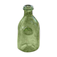 Biot stamped blown glass bottle