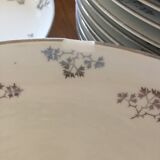 Service 70 pieces porcelain from limoges art deco