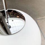 Vintage German space age glass ball pendant lamp by Limburg.