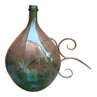 Demijohn late 19th Height 42 cm