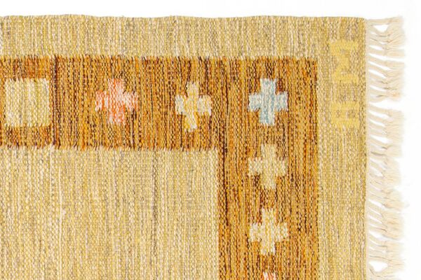 Tapis Scandinave Du milieu Du Siècle, Signé. 192 X 138 Cm (75,59 X 54,33 Po).