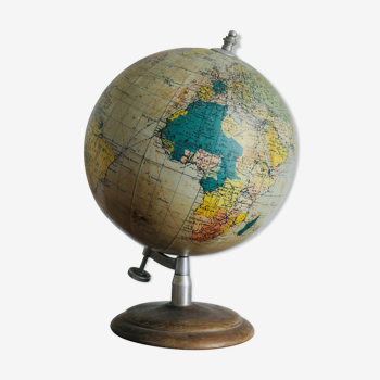 Globe terrestre cartes taride années 50