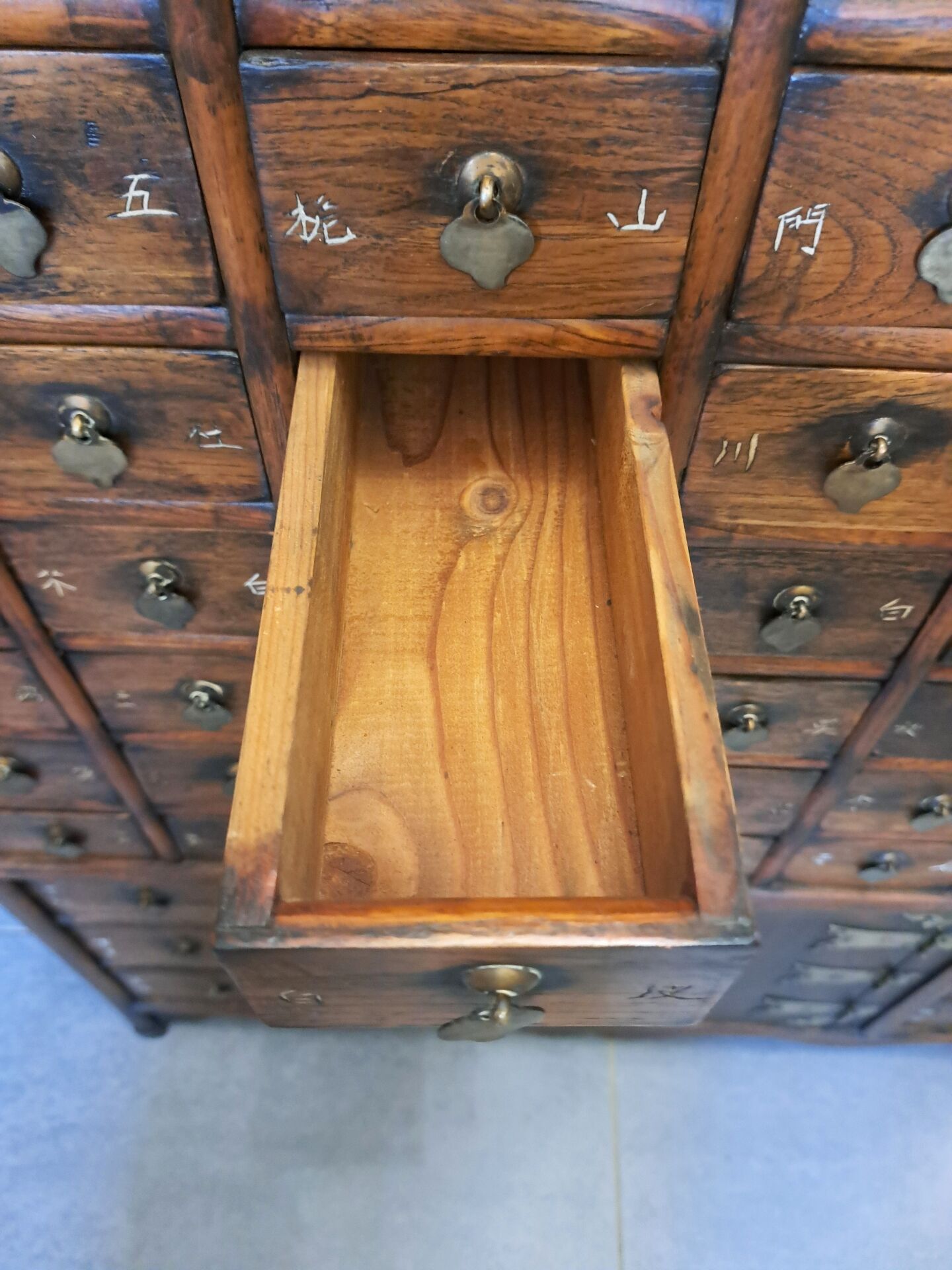 Chinese apothecary cabinet with 69 drawers