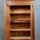 Louis XVI style wardrobe in walnut with blond patina circa 1880