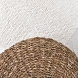 2x7 Neutral White Handmade Moroccan Runnner Rug, 66x216Cm