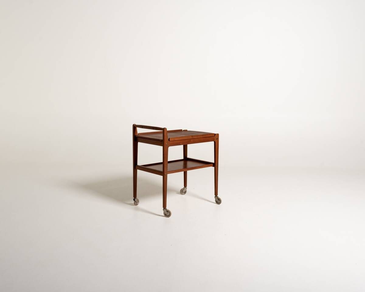 Swedish Teak Serving Trolley, 1950s/60s