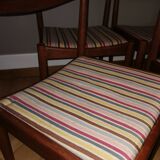 Set of 6 teak dining chairs by H.W. Klein for Bramin Mobler, Denmark, 1960