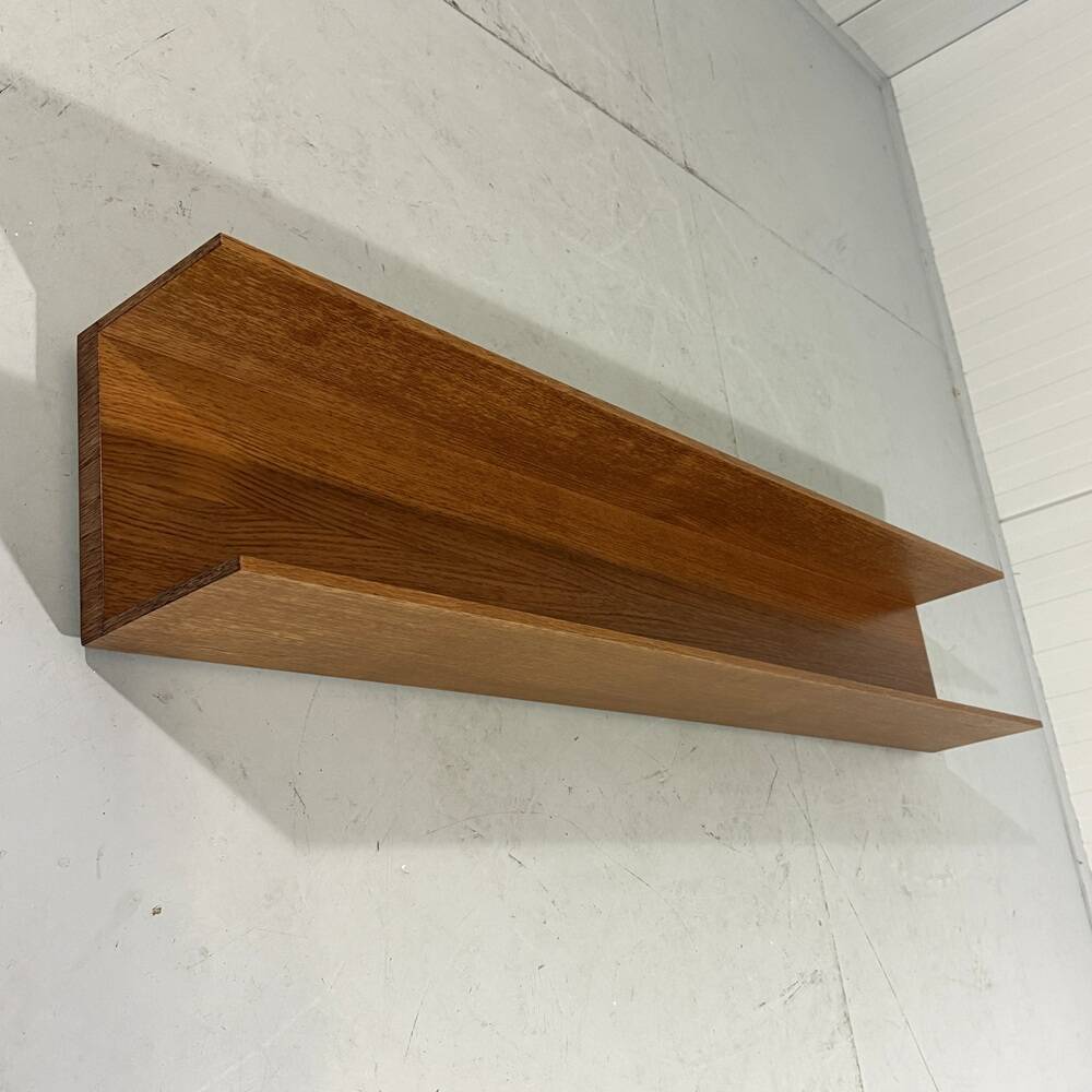 Wilhelm Renz teak wall shelf by Walter Wirz 1960's