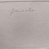Gouache signed Gravey "Les Collines" Collioure