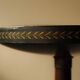 Art Deco floor lamp in mahogany and metal, 1930s