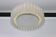 Lustre Doria Murano in glass tubes with brass surround, Germany, 1960s