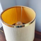 Pair of vintage 1970s Italian lamps in solid brass