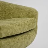 Swivel shell armchairgreen Khaki
