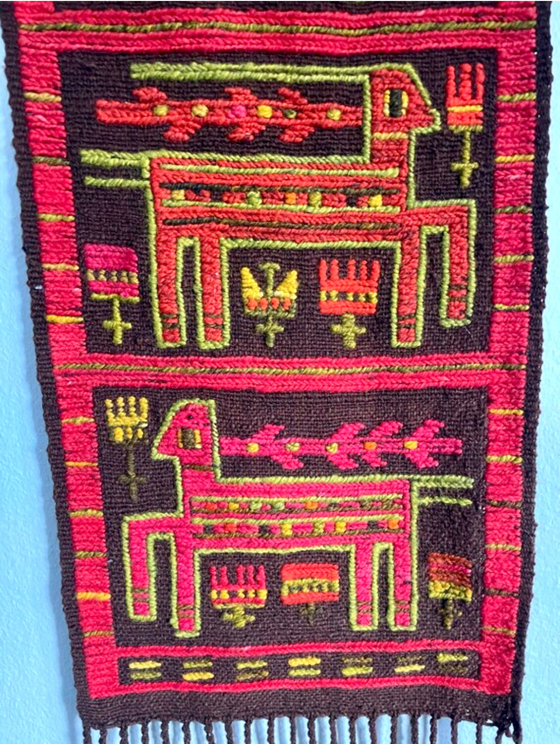 Swedish mcm flat weave rug, rölakan