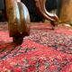 Antique wooden table – Napoleon III / Victorian style – With drawers