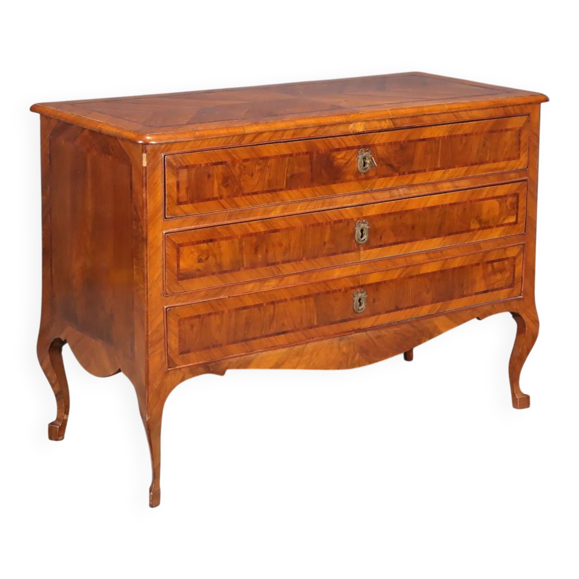 Antique neoclassical commode in poplar, Italy, 18th century
