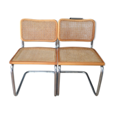 Pair of chairs casca B32 design Breuer