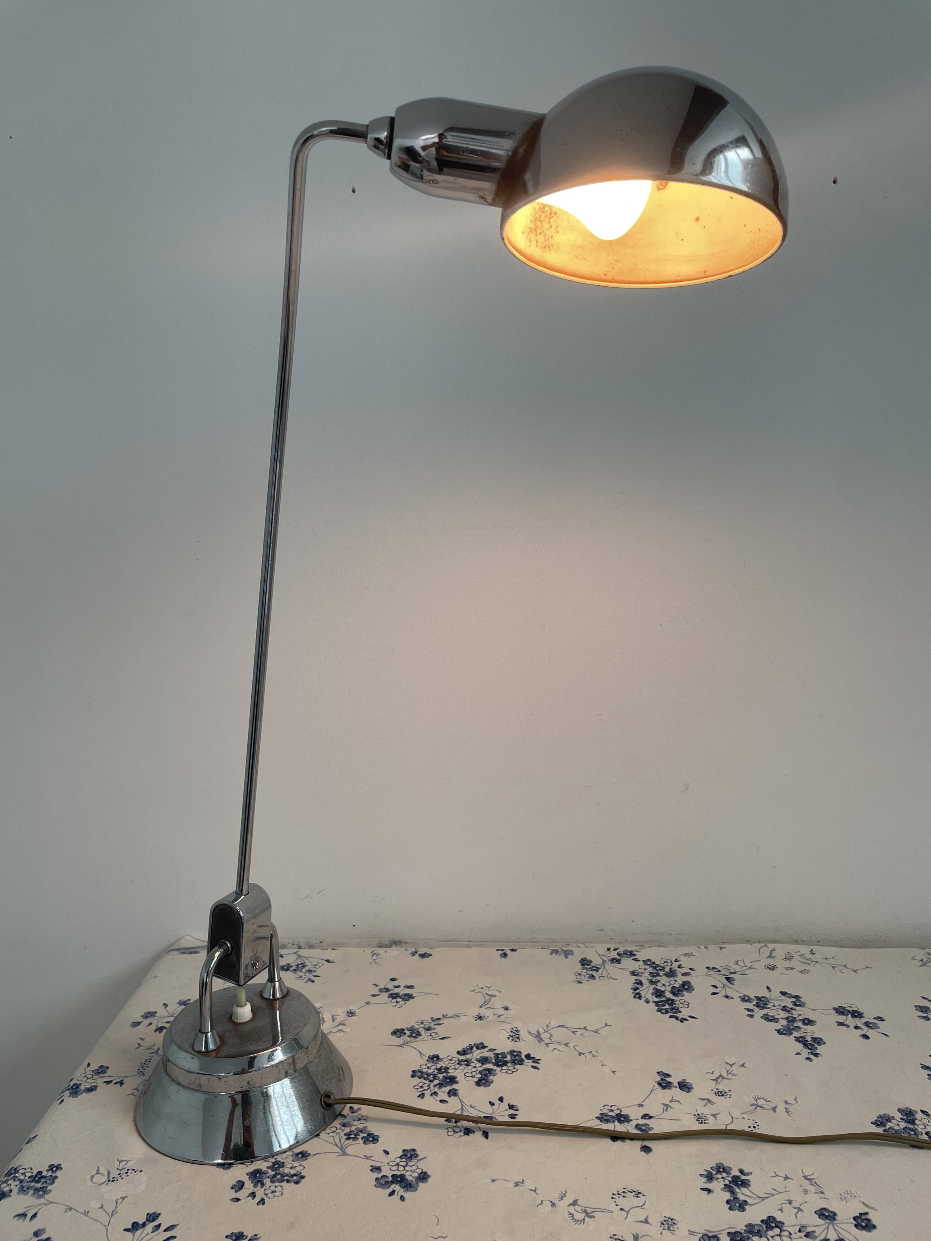 JUMO 605, large Typewriter Lamp, Charlotte Perriand – 1950s