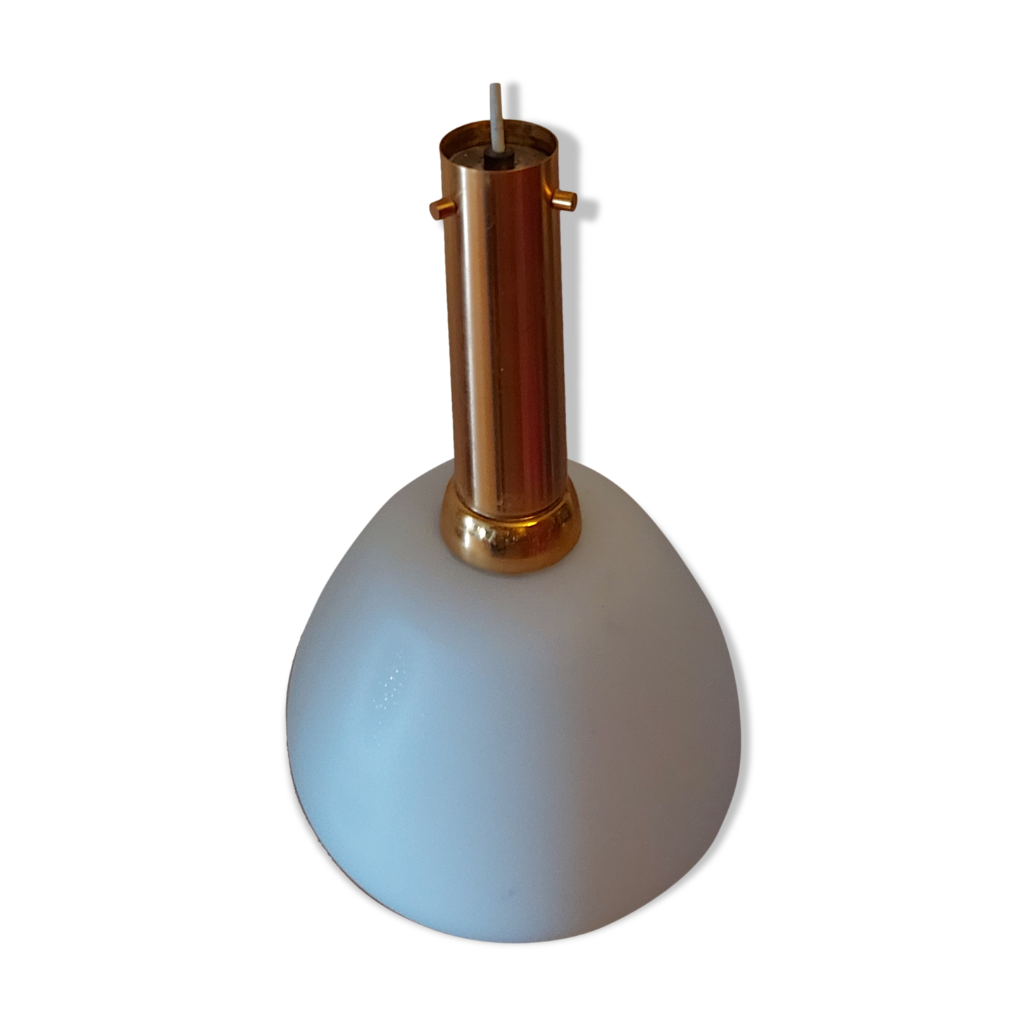 Hanging design white opaline