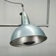 A.L.F. Firenze Italian Industrial Three-Light Chandelier, 1970s