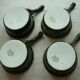 Pair of 2 cassollettes-ramekins-pans PILIVITE in fire porcelain