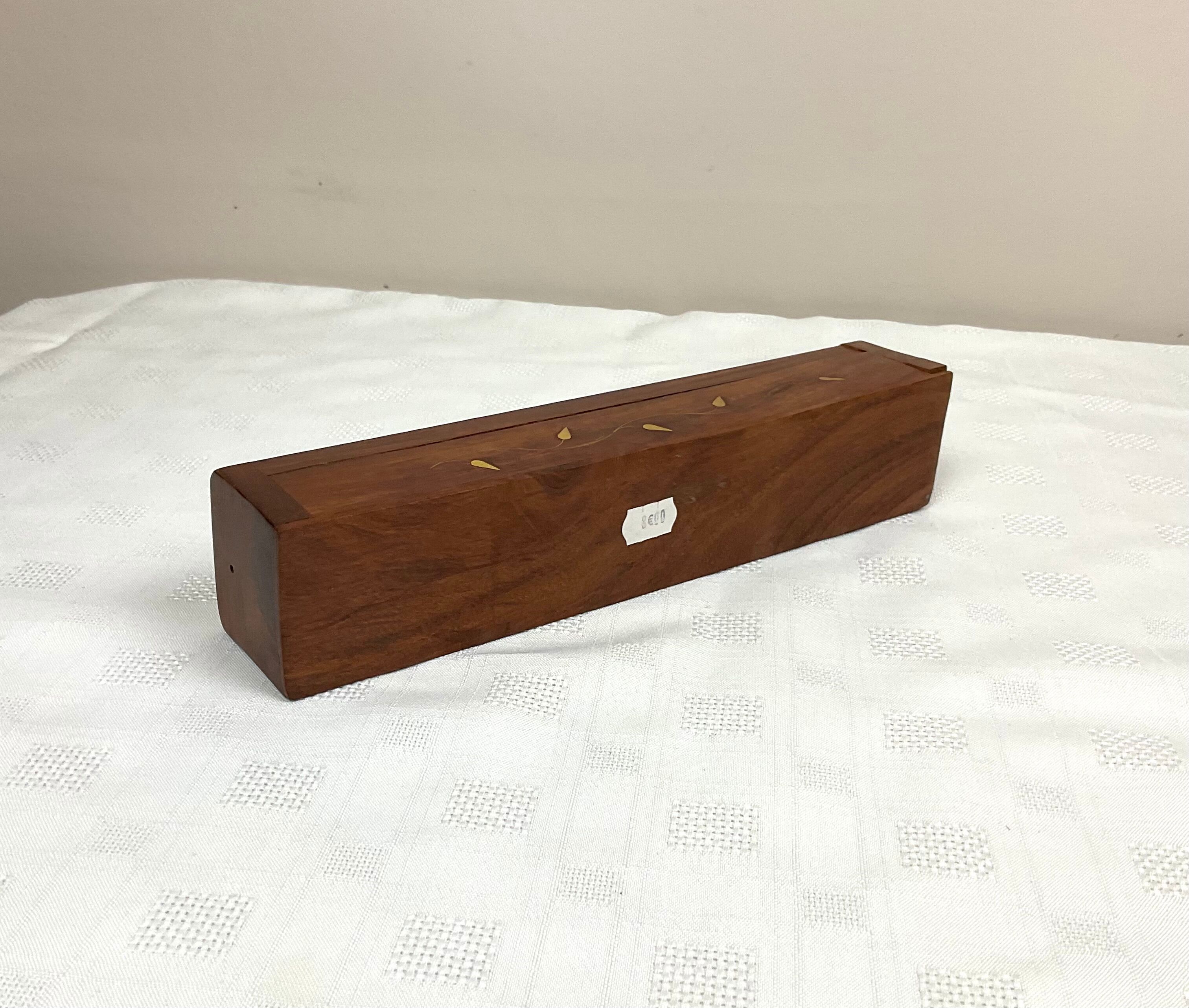 Elongated wooden box India