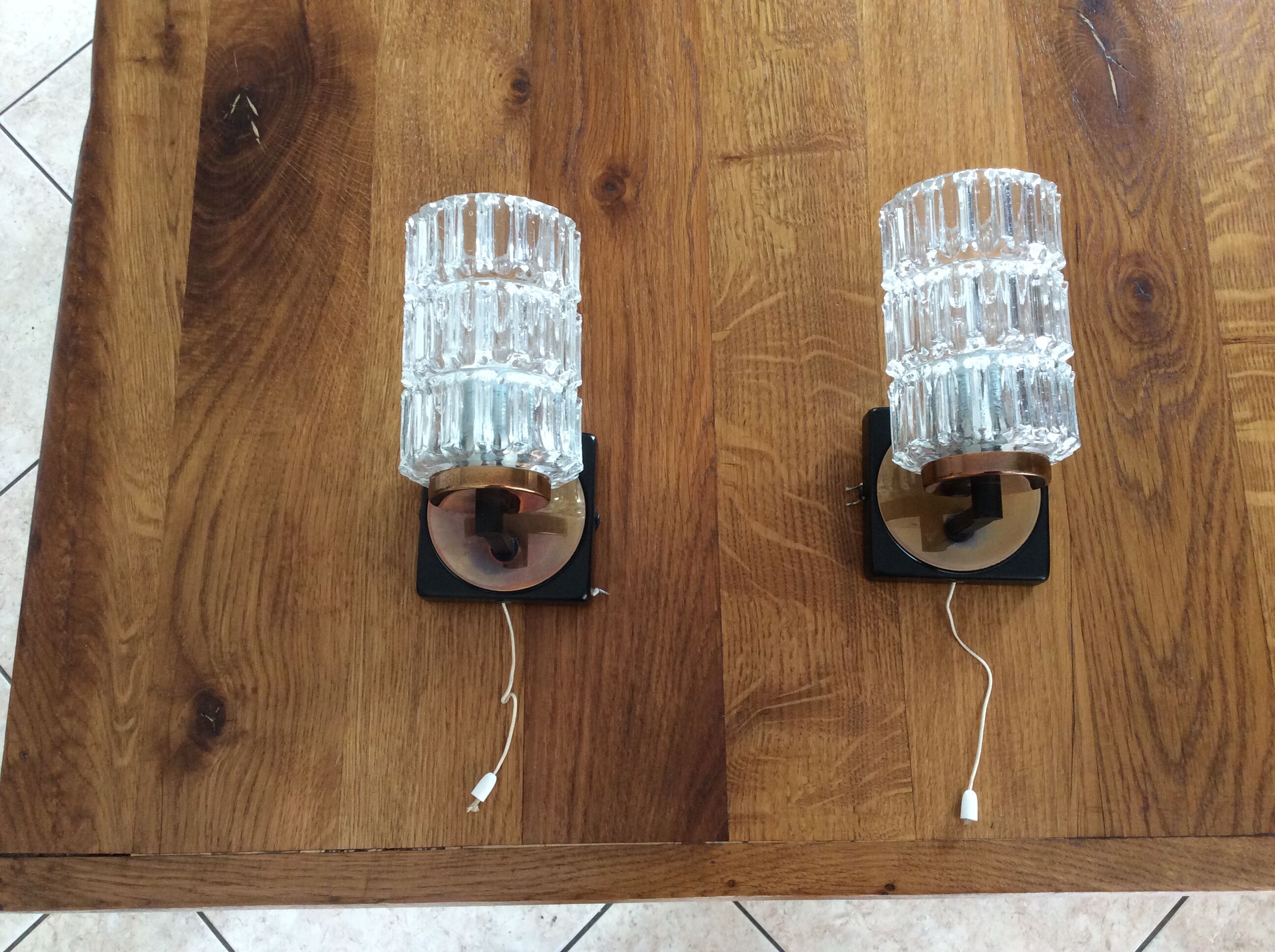 Pair of sconces