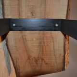 Solid walnut console