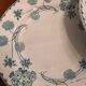 8 plates "flat" iron earth. Geranium.sarreguemine