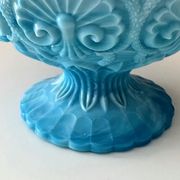 Victorian blue malachite glass bowl, Davidson