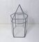 Verrière terrarium mini serre à cactus en verre et métal