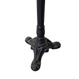 French Bistro Side Table Marble Top, mid-century