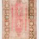 4x7 Pink & Brown Persian Area Rug 118x210Cm SK 22164