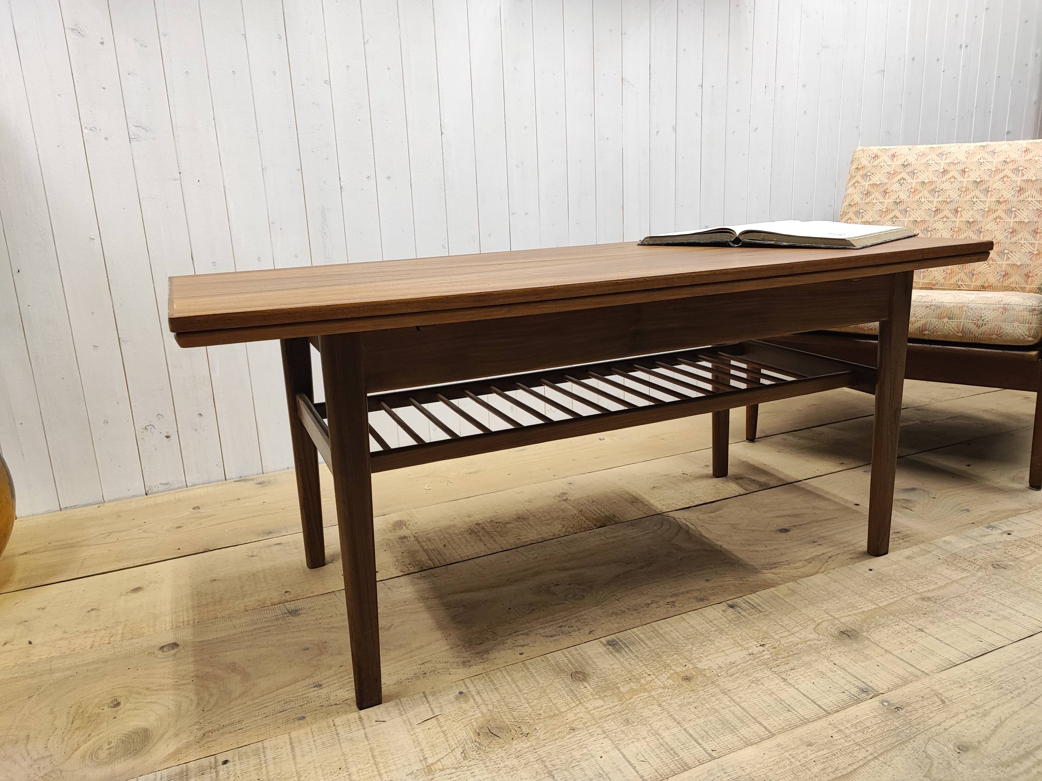 Enhanced coffee table by Kai Kristiansen