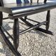 Rocking-chair noir vintage