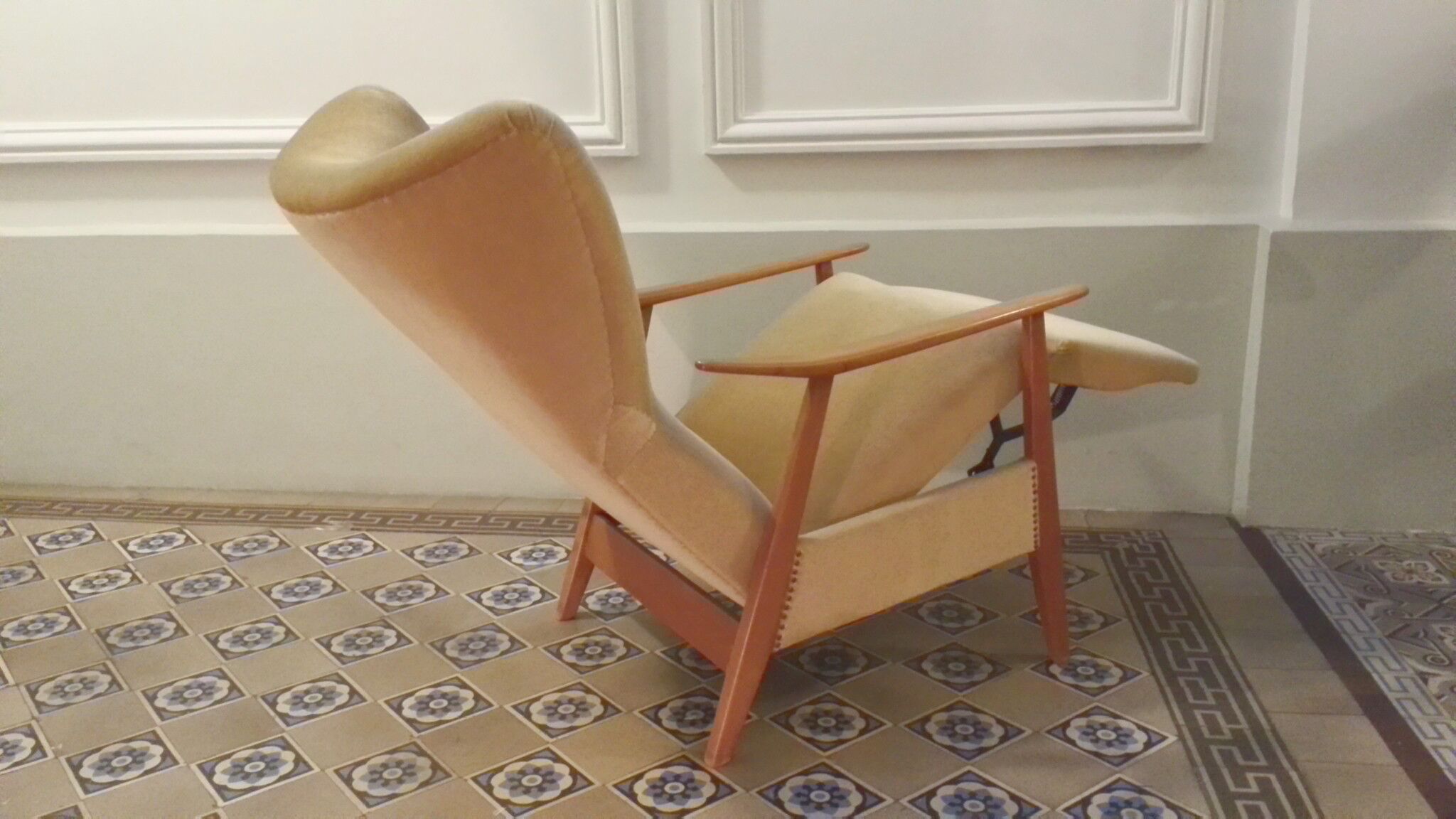 Armchair Relax Scandinavian Shepherdess wingback chair years Scandinavian 50 60