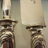 Service, covered to cut, leg christofle old model louis xv around 1900