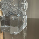 Vintage soliflore vase in molded glass