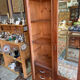 Antique Parisian wardrobe with mirror, hanging space and drawers.
