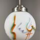 Art Deco stained glass hanging lamp 1930's
