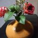 Old enameled terracotta hot water bottle