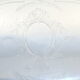 Service tray with silver metal belier 19th 77 X 52 cm