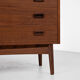 Midcentury Danish secretaire book shelf in teak by Nexø 1960s