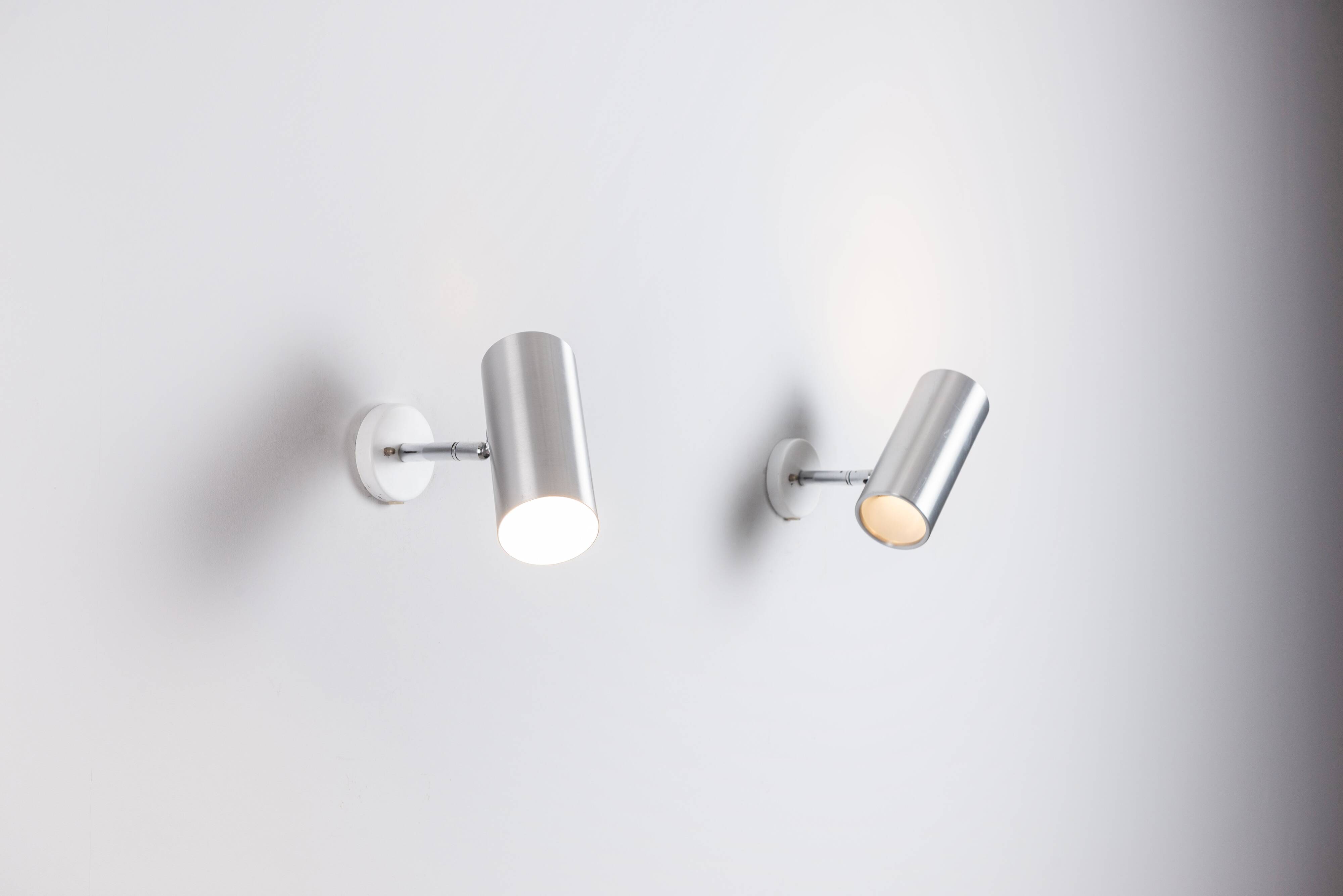 Lampes murales en aluminium réglables Raak C1582